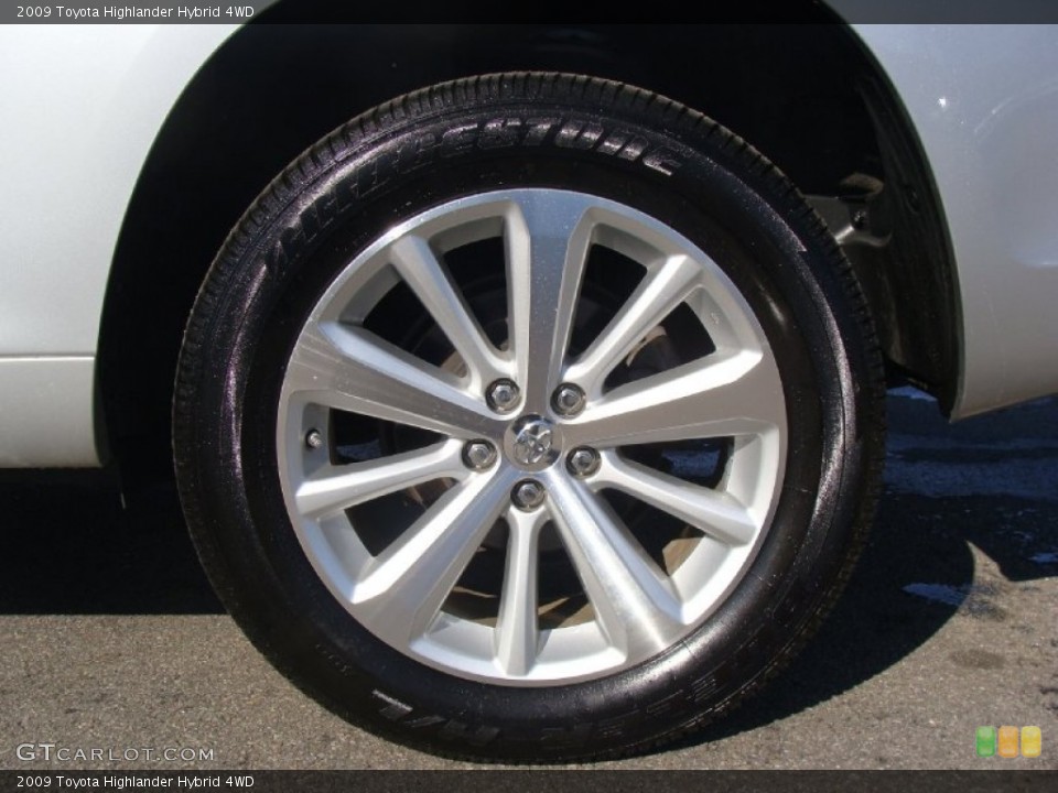 2009 Toyota Highlander Hybrid 4WD Wheel and Tire Photo #60832200