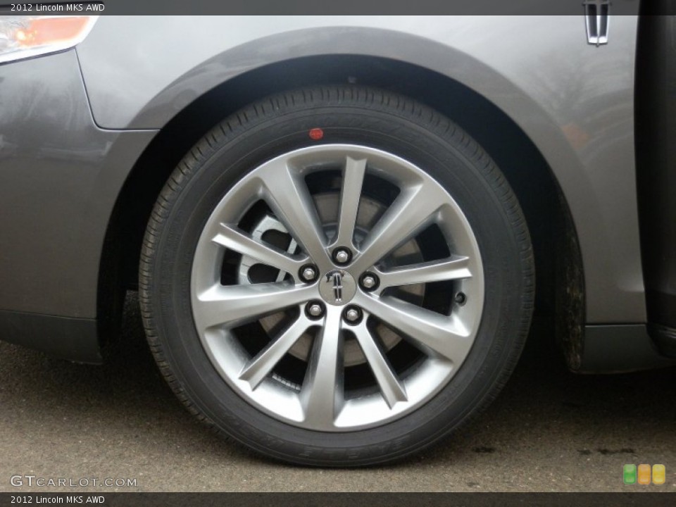 2012 Lincoln MKS AWD Wheel and Tire Photo #60838040