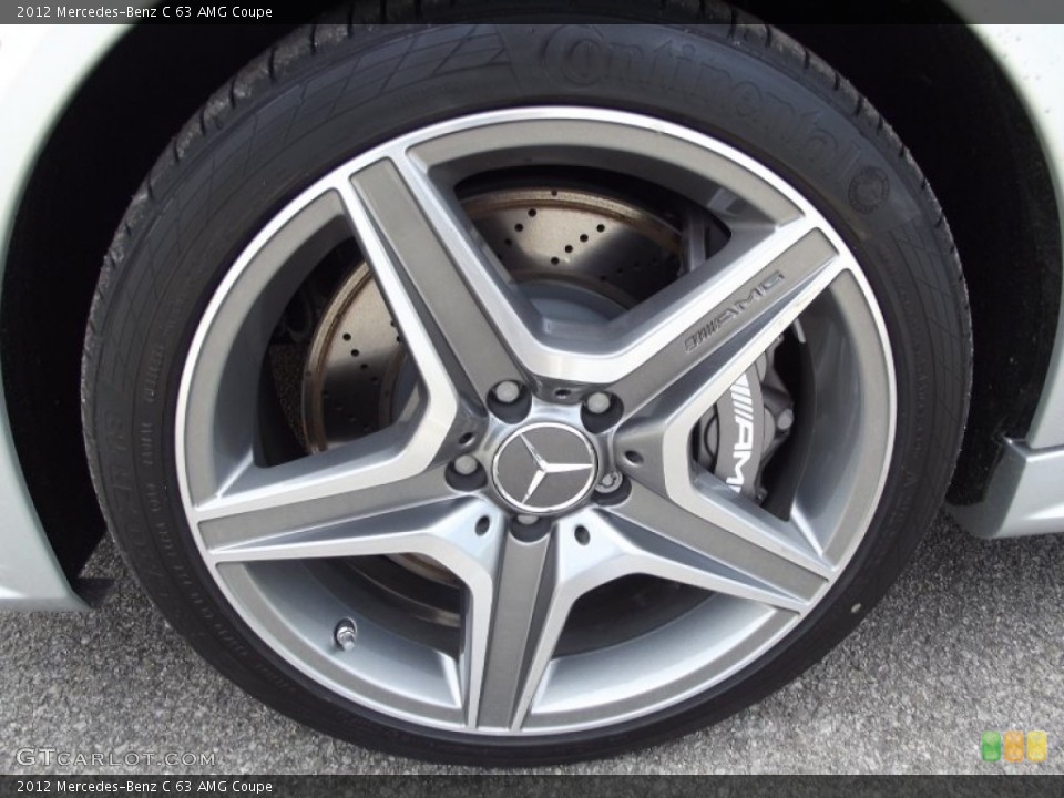 2012 Mercedes-Benz C 63 AMG Coupe Wheel and Tire Photo #60843004