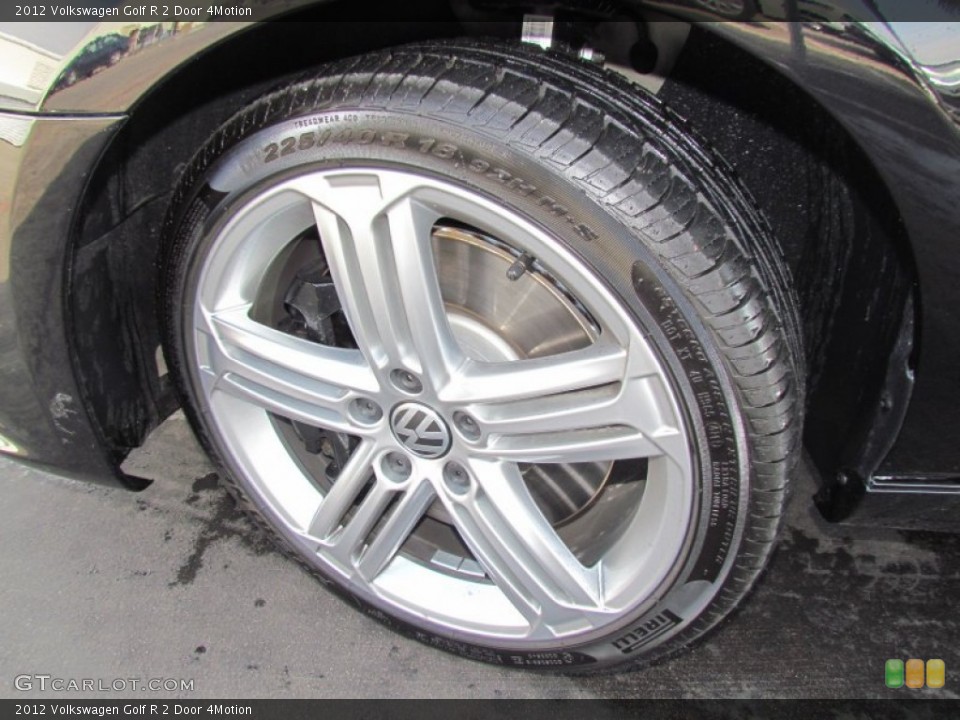 2012 Volkswagen Golf R 2 Door 4Motion Wheel and Tire Photo #60845873