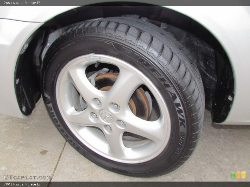 2001 Mazda Protege ES Wheel and Tire Photo #60846450