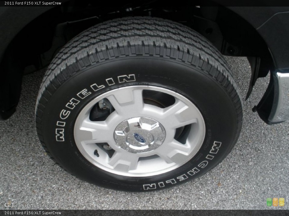 2011 Ford F150 XLT SuperCrew Wheel and Tire Photo #60851838