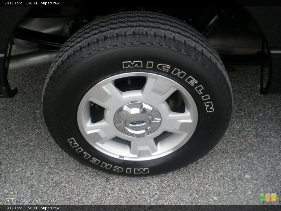 2011 Ford F150 XLT SuperCrew Wheel and Tire Photo #60851847