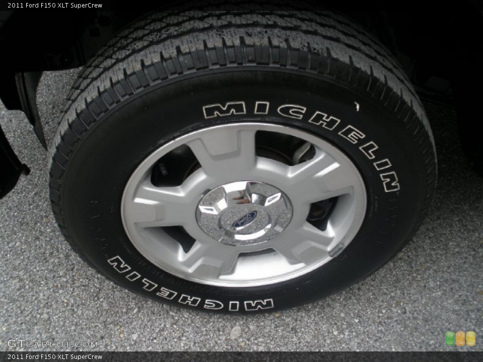 2011 Ford F150 XLT SuperCrew Wheel and Tire Photo #60851856