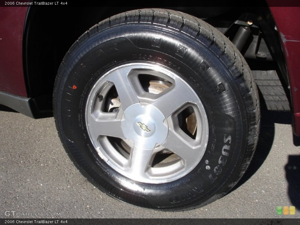 2006 Chevrolet TrailBlazer LT 4x4 Wheel and Tire Photo #60858028