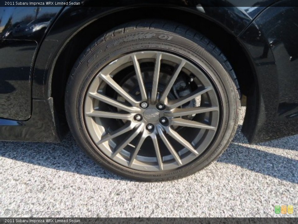 2011 Subaru Impreza WRX Limited Sedan Wheel and Tire Photo #60858885