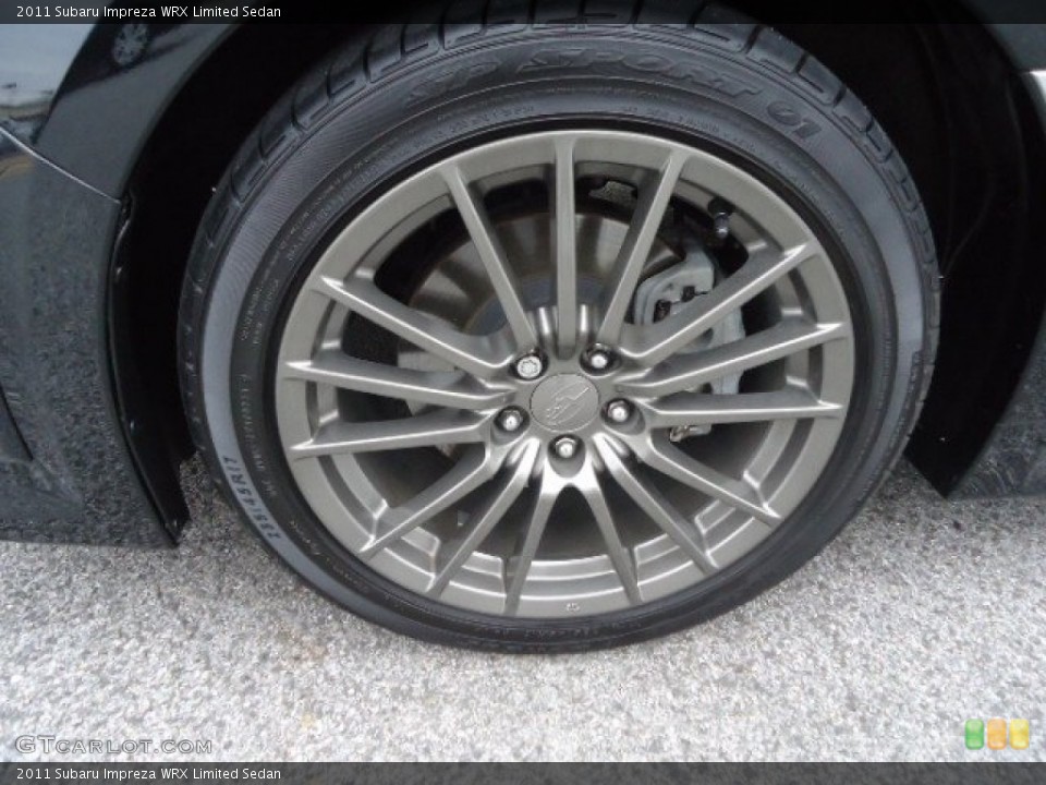 2011 Subaru Impreza WRX Limited Sedan Wheel and Tire Photo #60858936