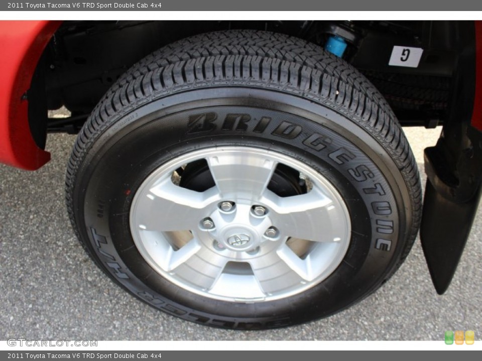 2011 Toyota Tacoma V6 TRD Sport Double Cab 4x4 Wheel and Tire Photo #60859947