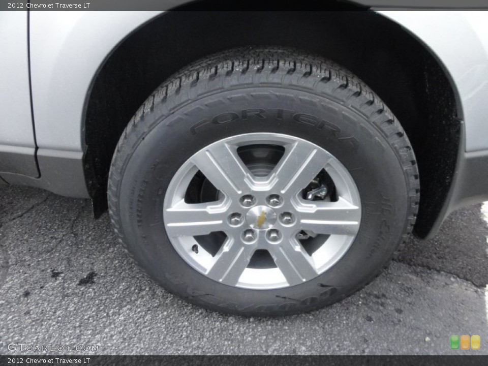 2012 Chevrolet Traverse LT Wheel and Tire Photo #60862188