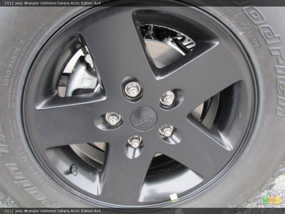 2012 Jeep Wrangler Unlimited Sahara Arctic Edition 4x4 Wheel and Tire Photo #60863559
