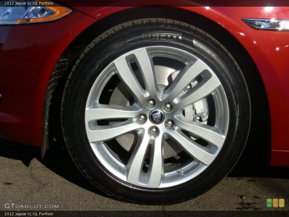2012 Jaguar XJ XJL Portfolio Wheel and Tire Photo #60864474