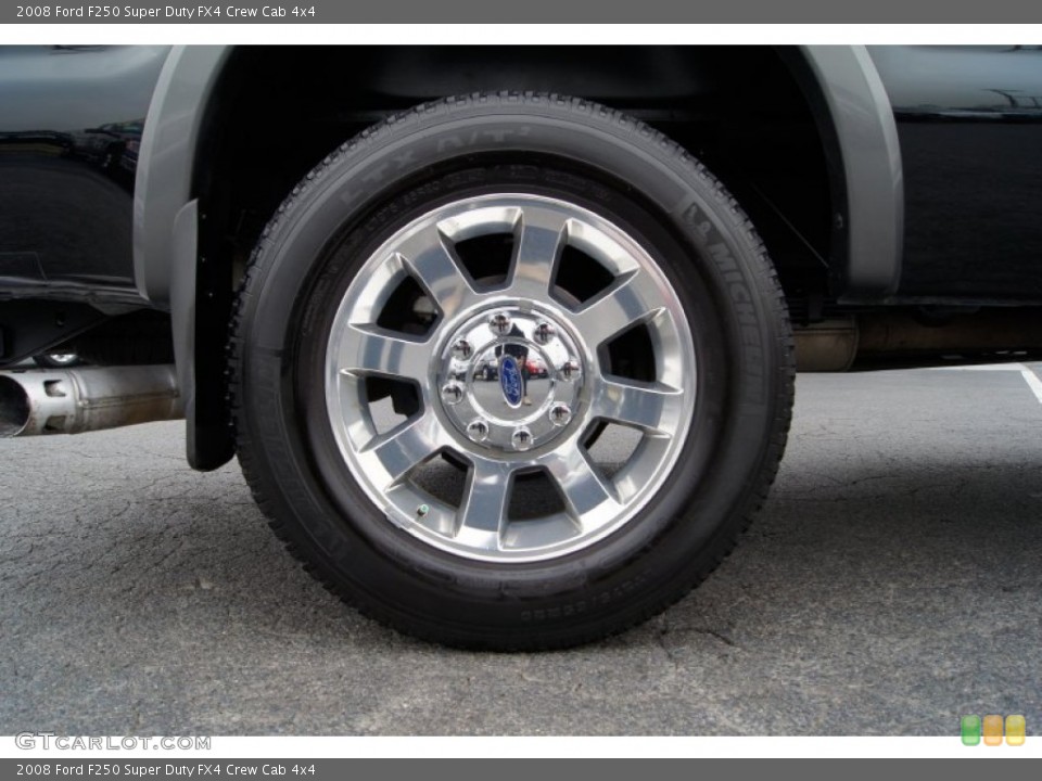 2008 Ford F250 Super Duty FX4 Crew Cab 4x4 Wheel and Tire Photo #60877011