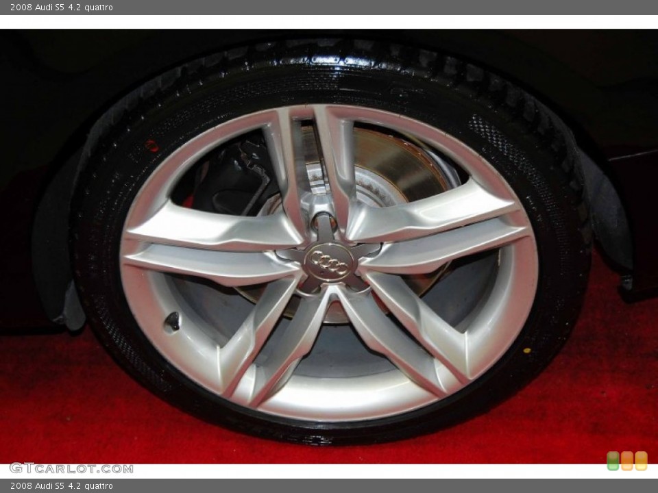 2008 Audi S5 4.2 quattro Wheel and Tire Photo #60878720