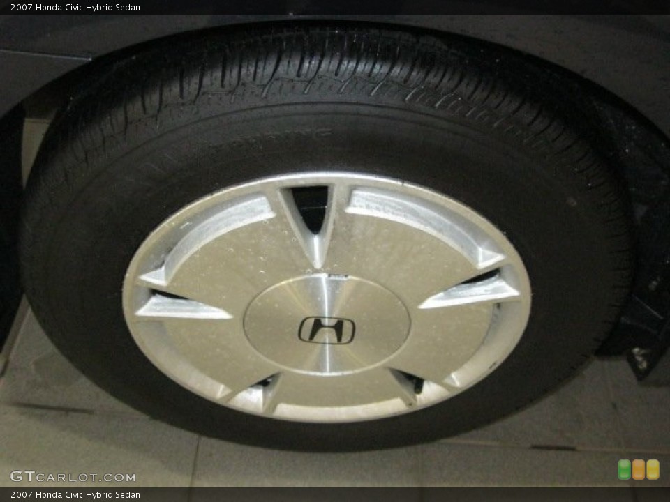 2007 Honda Civic Hybrid Sedan Wheel and Tire Photo #60889327