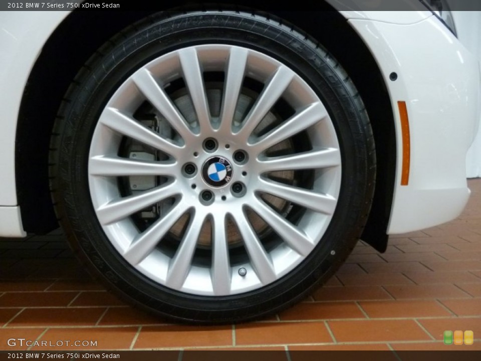 2012 BMW 7 Series 750i xDrive Sedan Wheel and Tire Photo #60890854