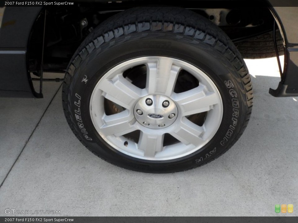 2007 Ford F150 FX2 Sport SuperCrew Wheel and Tire Photo #60893341