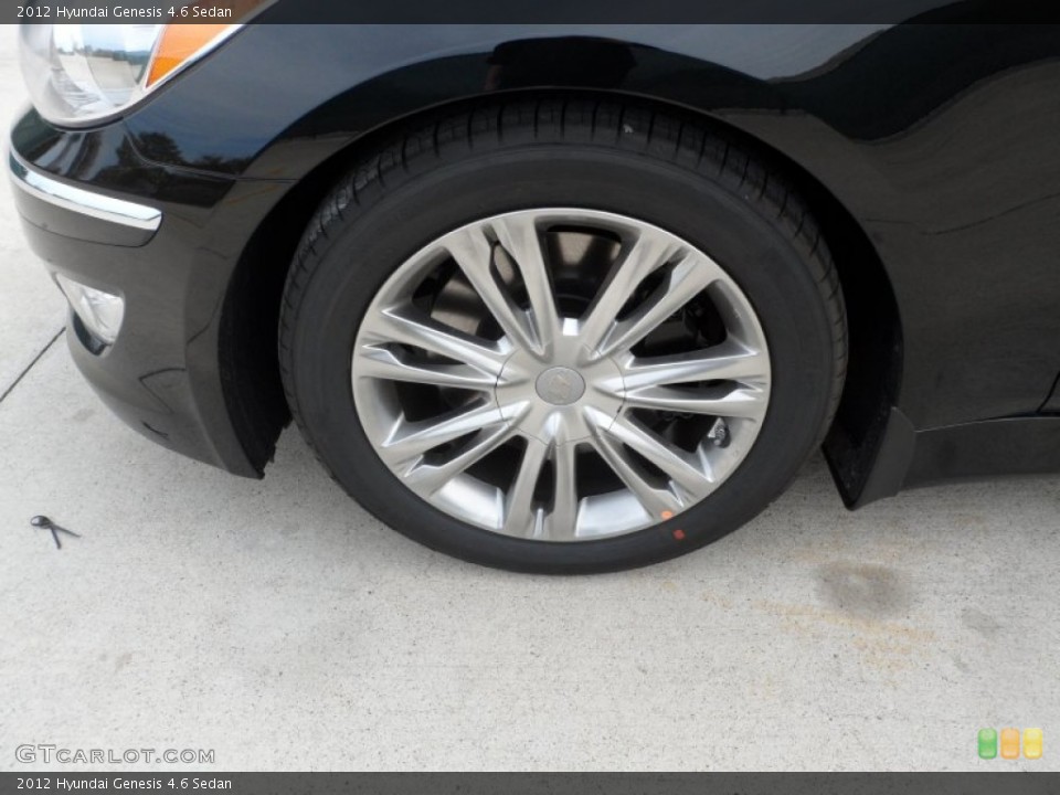 2012 Hyundai Genesis 4.6 Sedan Wheel and Tire Photo #60895444