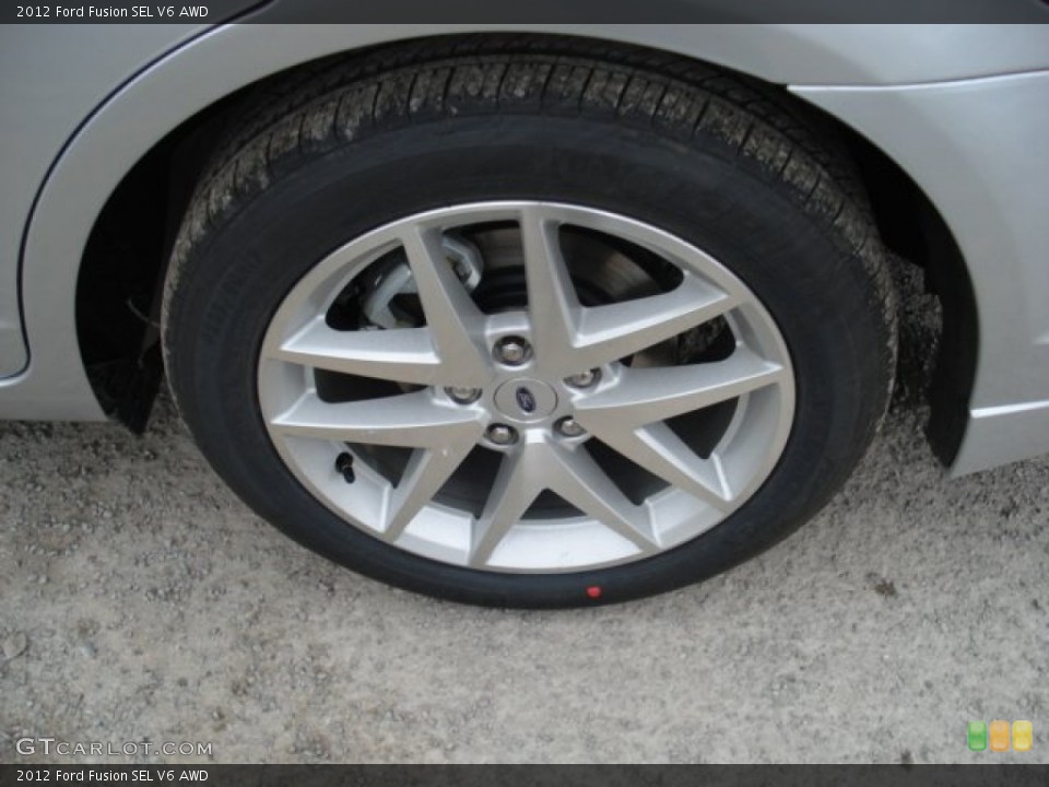 2012 Ford Fusion SEL V6 AWD Wheel and Tire Photo #60896989