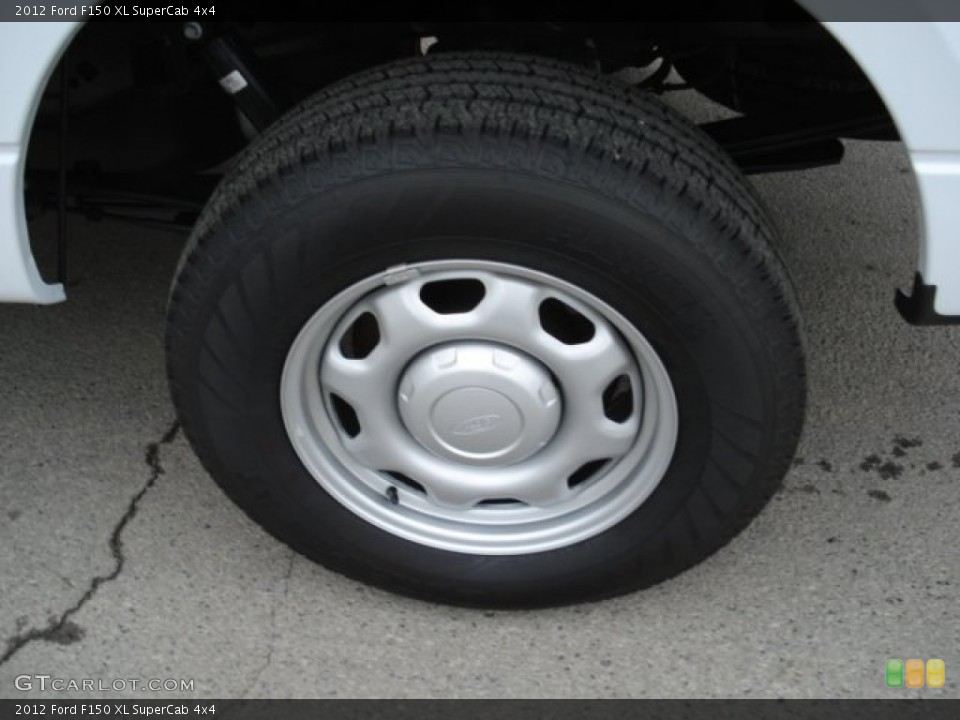 2012 Ford F150 XL SuperCab 4x4 Wheel and Tire Photo #60897646