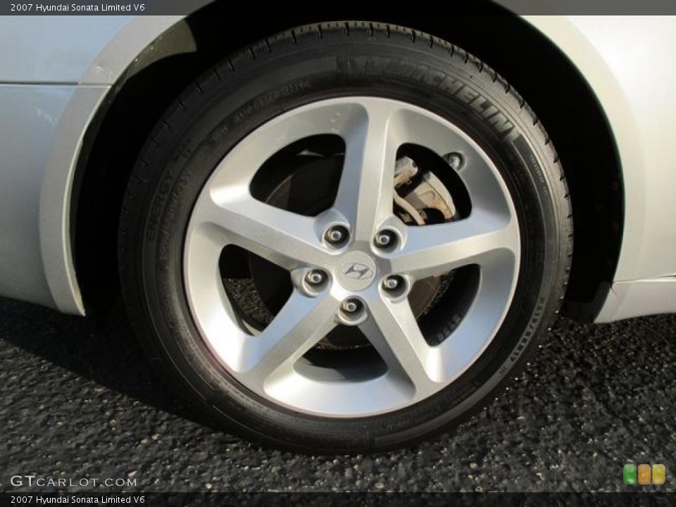 2007 Hyundai Sonata Limited V6 Wheel and Tire Photo #60913495