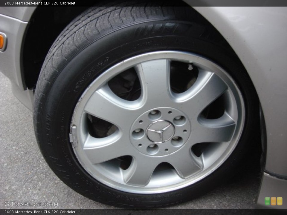 2003 Mercedes-Benz CLK 320 Cabriolet Wheel and Tire Photo #60918519