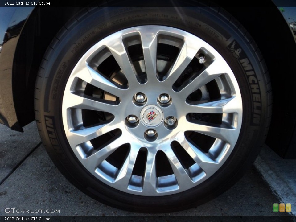 2012 Cadillac CTS Coupe Wheel and Tire Photo #60924695