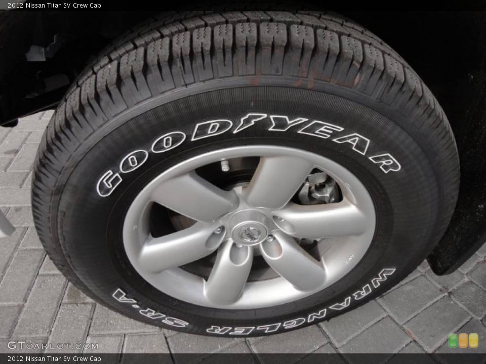 2012 Nissan Titan SV Crew Cab Wheel and Tire Photo #60925479