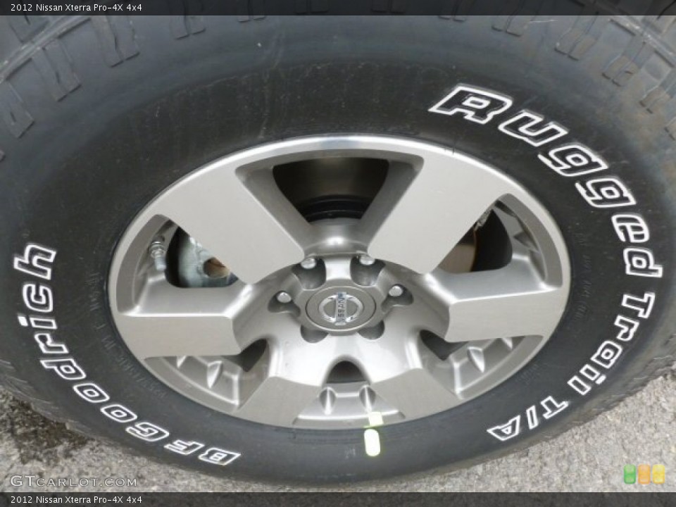 2012 Nissan Xterra Pro-4X 4x4 Wheel and Tire Photo #60927986