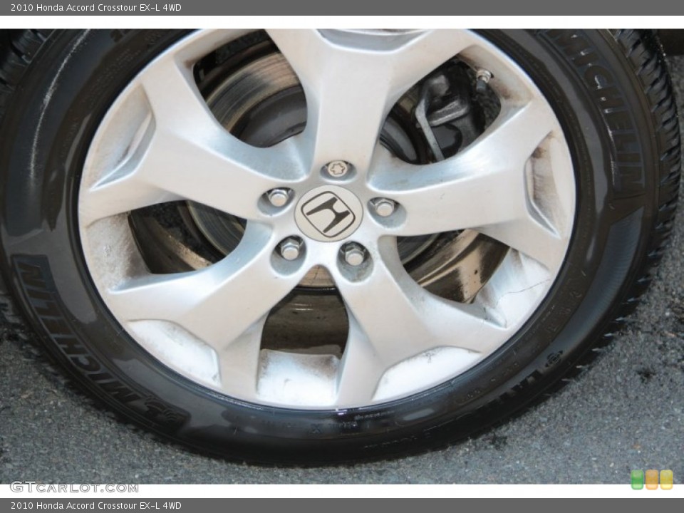 2010 Honda Accord Crosstour EX-L 4WD Wheel and Tire Photo #60943803