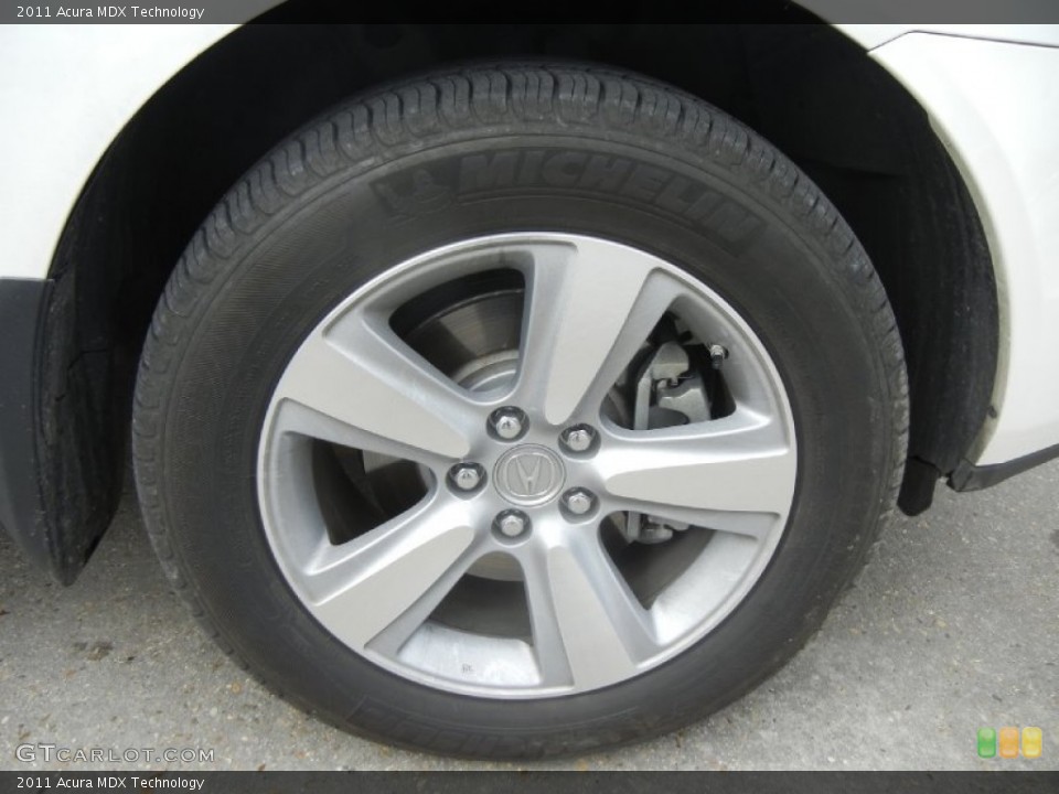 2011 Acura MDX Technology Wheel and Tire Photo #60945403
