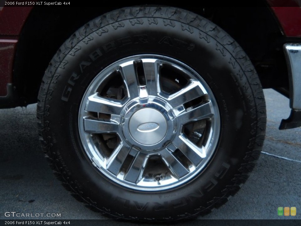 2006 Ford F150 XLT SuperCab 4x4 Wheel and Tire Photo #60948942