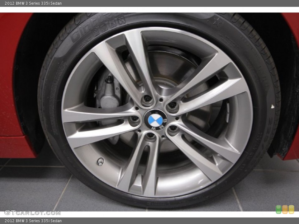 2012 BMW 3 Series 335i Sedan Wheel and Tire Photo #60951048