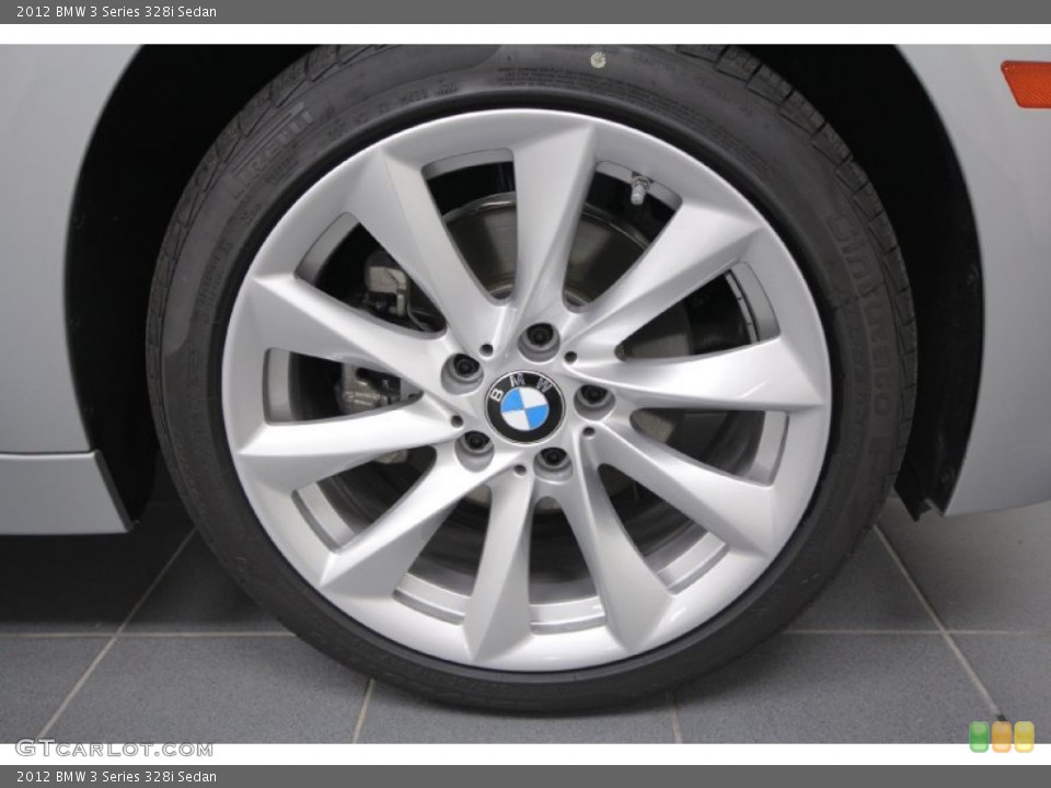2012 BMW 3 Series 328i Sedan Wheel and Tire Photo #60951370