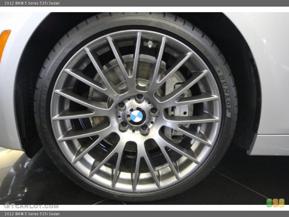 2012 BMW 5 Series 535i Sedan Wheel and Tire Photo #60951720