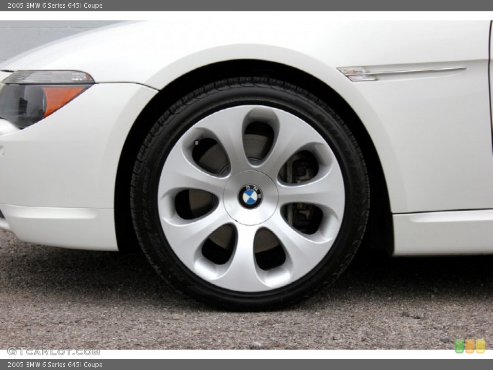 2005 BMW 6 Series 645i Coupe Wheel and Tire Photo #60960905