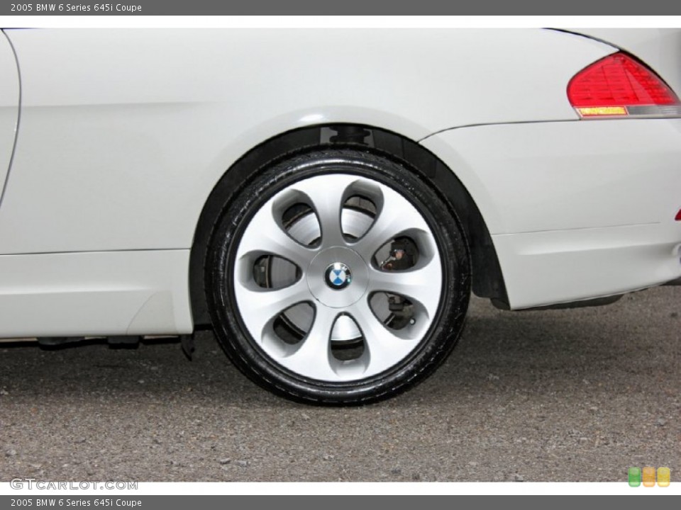 2005 BMW 6 Series 645i Coupe Wheel and Tire Photo #60960927