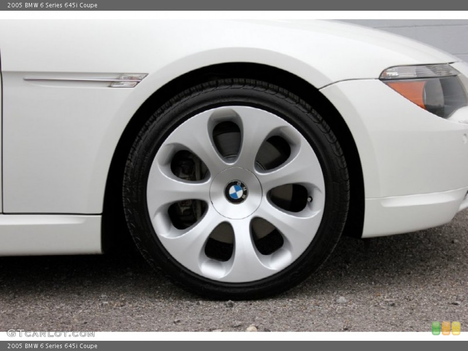 2005 BMW 6 Series 645i Coupe Wheel and Tire Photo #60961059