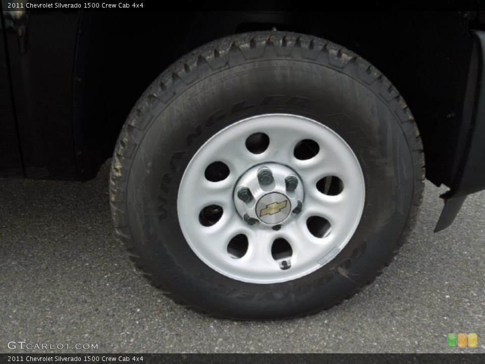 2011 Chevrolet Silverado 1500 Crew Cab 4x4 Wheel and Tire Photo #60963810