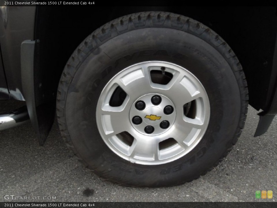 2011 Chevrolet Silverado 1500 LT Extended Cab 4x4 Wheel and Tire Photo #60964257