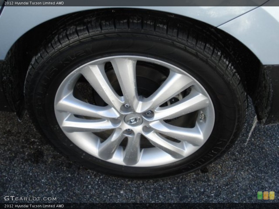 2012 Hyundai Tucson Limited AWD Wheel and Tire Photo #60970551