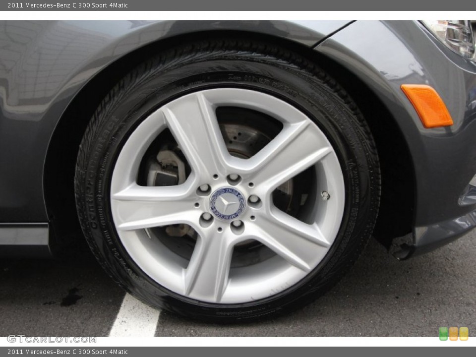 2011 Mercedes-Benz C 300 Sport 4Matic Wheel and Tire Photo #60977338