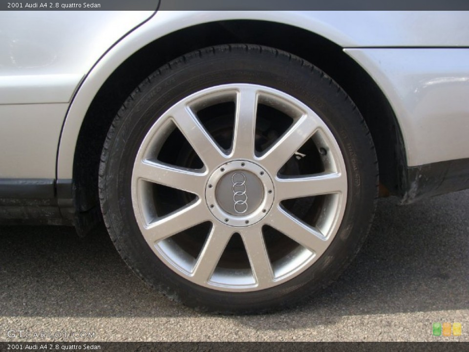 2001 Audi A4 2.8 quattro Sedan Wheel and Tire Photo #60984567