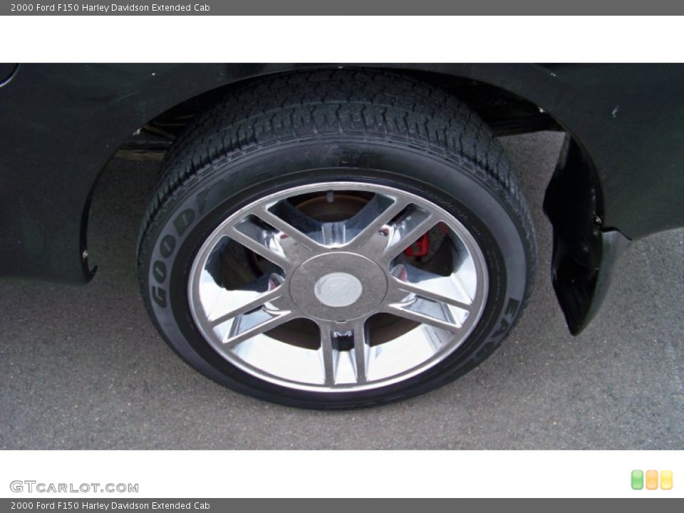 2000 Ford F150 Harley Davidson Extended Cab Wheel and Tire Photo #60984659