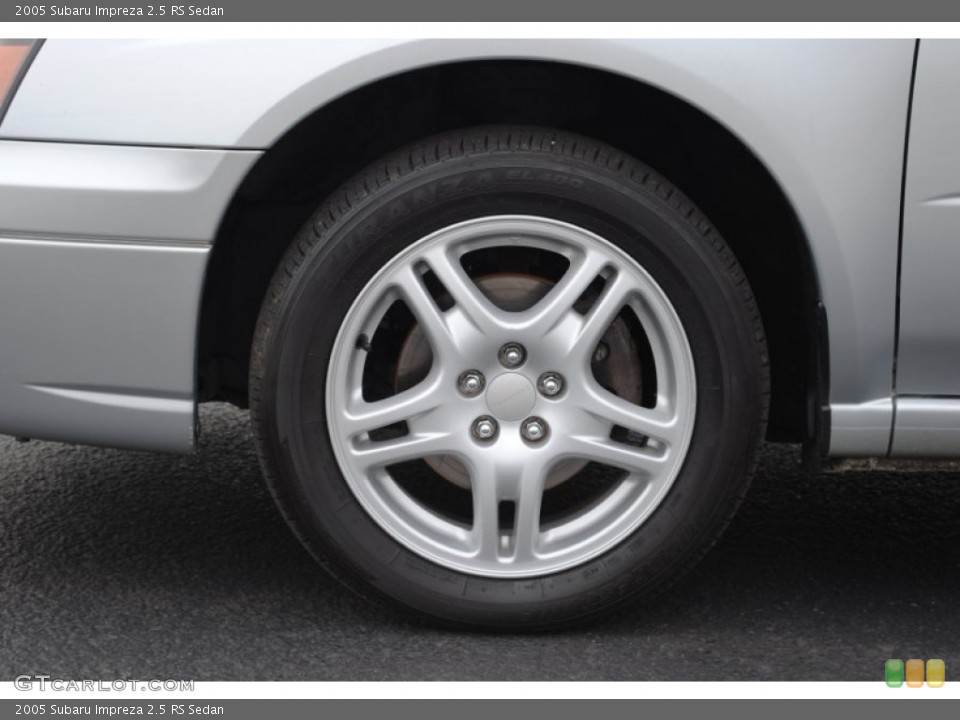 2005 Subaru Impreza 2.5 RS Sedan Wheel and Tire Photo #60985843