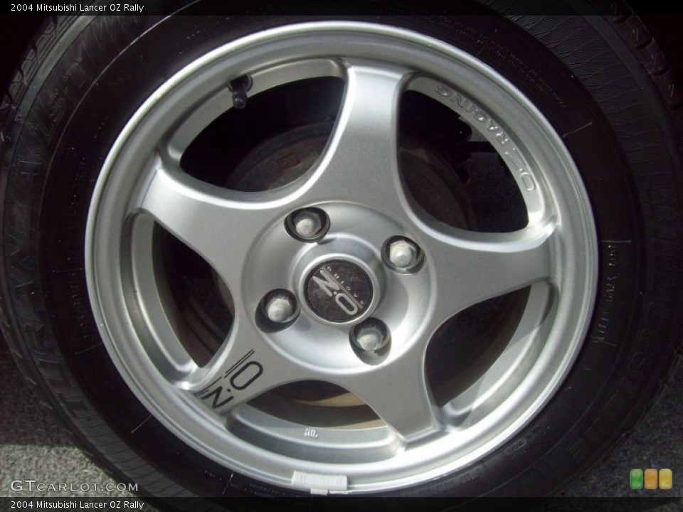 2004 Mitsubishi Lancer OZ Rally Wheel and Tire Photo #60988657