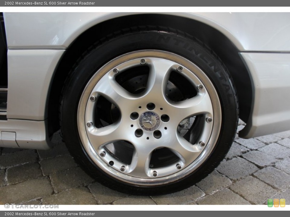 2002 Mercedes-Benz SL 600 Silver Arrow Roadster Wheel and Tire Photo #60988816