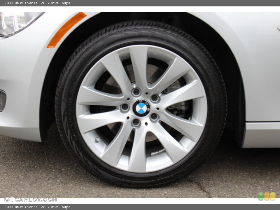 2011 BMW 3 Series 328i xDrive Coupe Wheel and Tire Photo #60989488