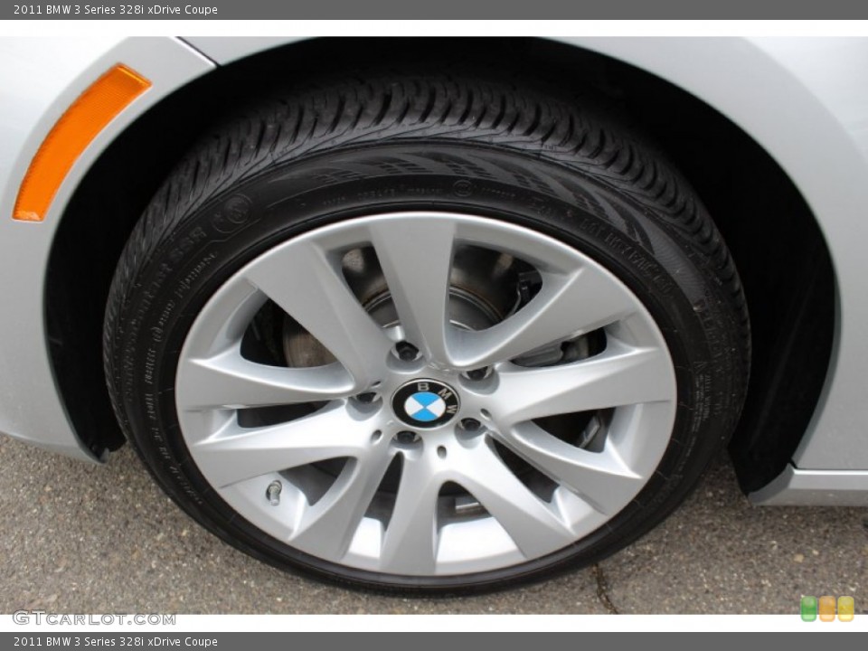 2011 BMW 3 Series 328i xDrive Coupe Wheel and Tire Photo #60989496