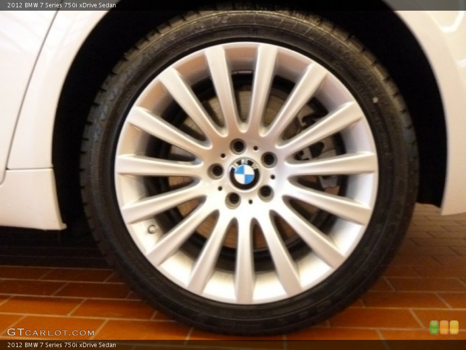 2012 BMW 7 Series 750i xDrive Sedan Wheel and Tire Photo #60991126