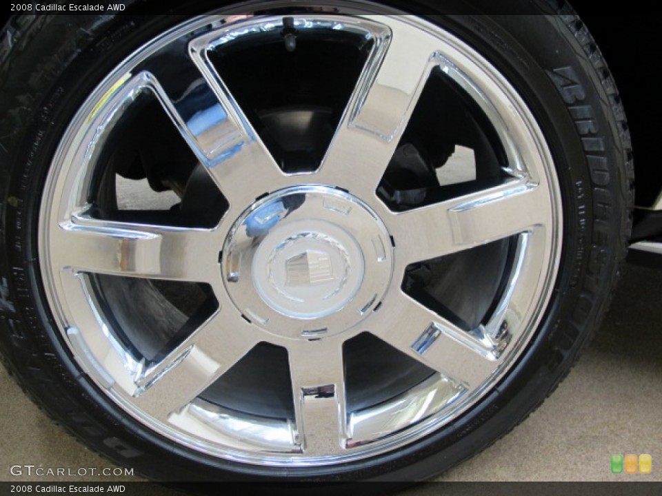 2008 Cadillac Escalade AWD Wheel and Tire Photo #60998061